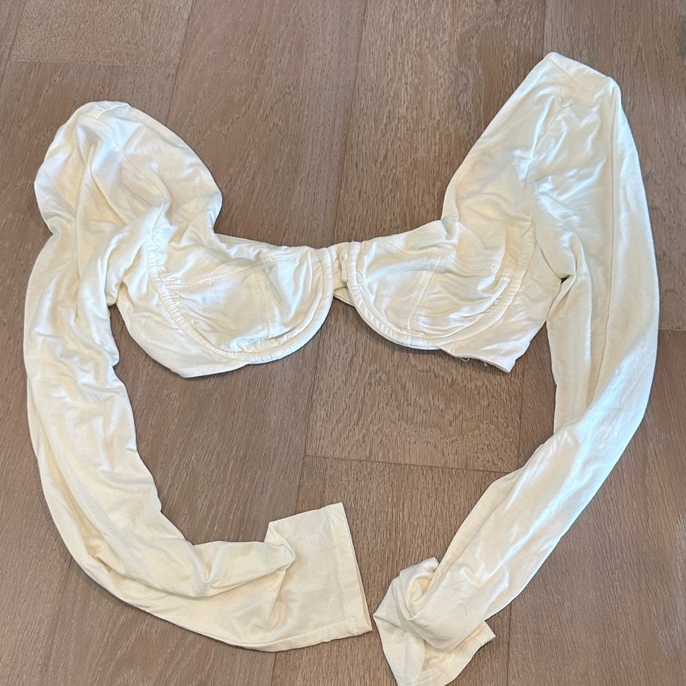 NBD Cream Crop Top